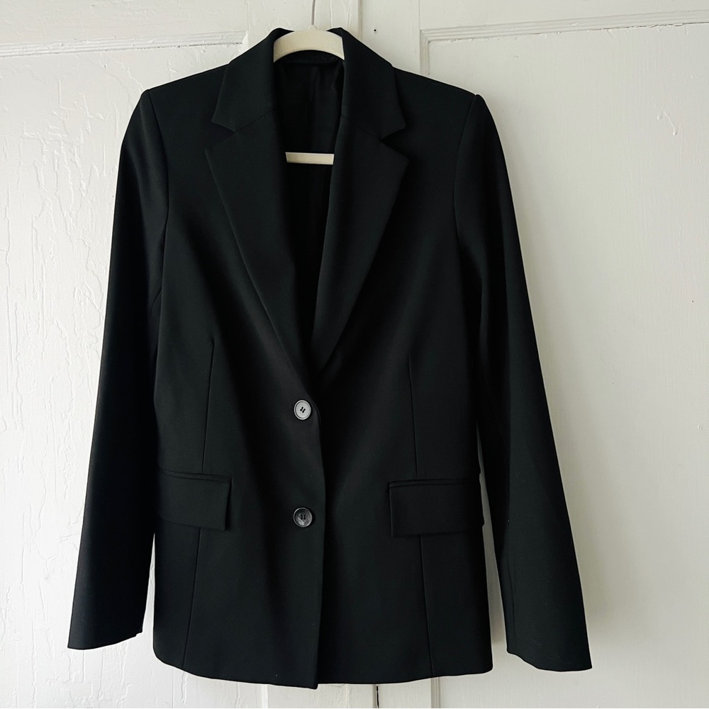 Black Wool Blazer
